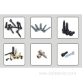 hex socket head tapping screws black oxide